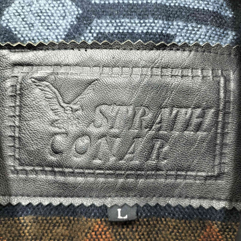 STRATH CONAR A-2 ラムレザー フライトジャケット メンズ import:L