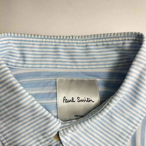 ポールスミス Paul Smith ミックスパターン ストライプ ワークシャツ レディース JPN:S