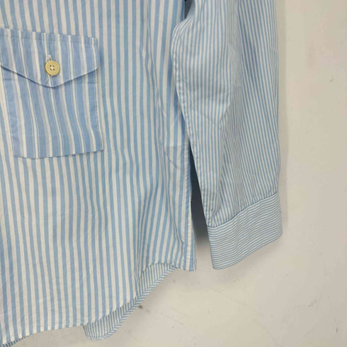 ポールスミス Paul Smith ミックスパターン ストライプ ワークシャツ レディース JPN:S