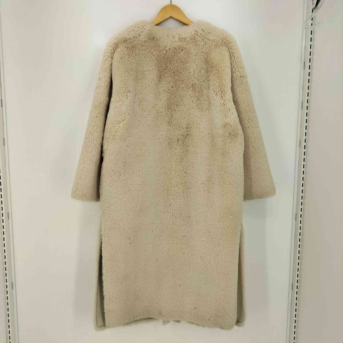 THINK FUR エコファー スエード リバーシブル ロングコート レディース JPN:S