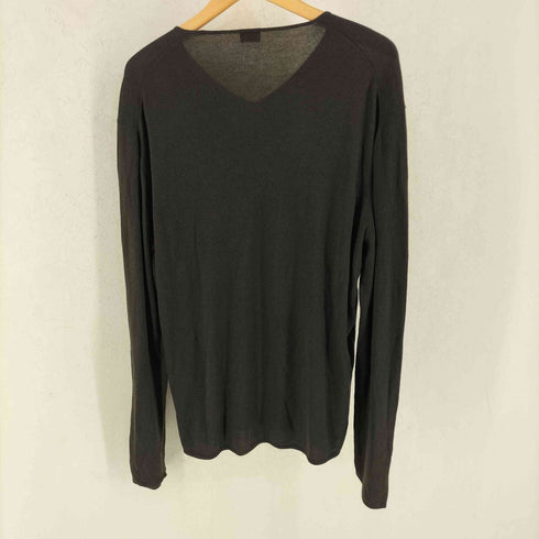 ジルサンダー JIL SANDER カシミヤ コットン Vネック ニット メンズ 52