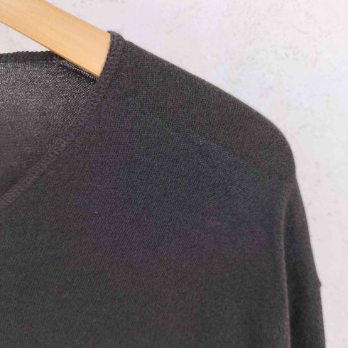 ジルサンダー JIL SANDER カシミヤ コットン Vネック ニット メンズ 52