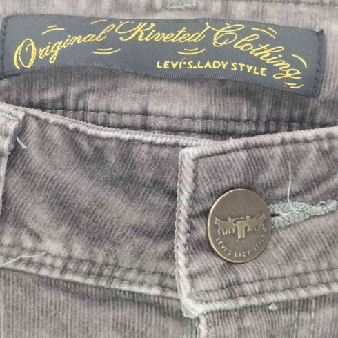 リーバイス Levis LADY STYLE 細畝コーデュロイ セミフレア パンツ レディース 28inch