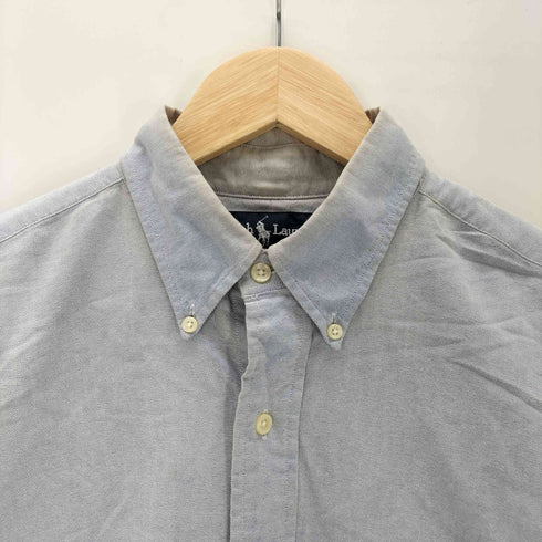 ラルフローレン RALPH LAUREN 90S BLAIRE ポロベア 刺繍 BD ボタンダウン オックスフォード L/S シャツ メンズ import:M