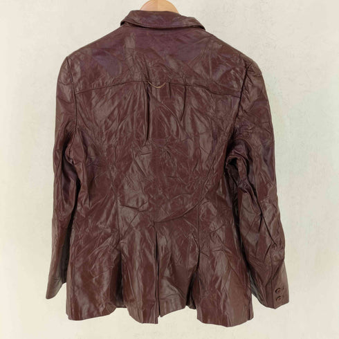 Etienne Aigner 香港製 80s レザー ジャケット レディース 16
