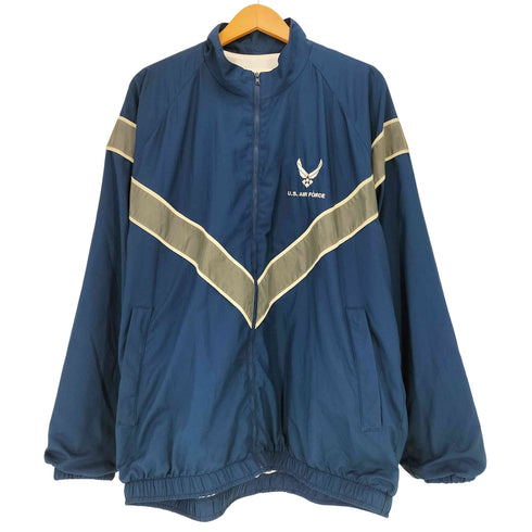 ユーエスエアーフォース U.S. AIR FORCE 2014年会計 PTUトレーニングジャケット メンズ LARGE REGULAR