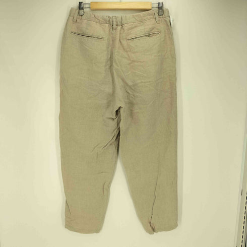 ムジルシリョウヒン 無印良品 リネン洗いざらしテーパードパンツ メンズ JPN:L