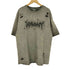 DAILY STYLE デイリースタイル ダメージ加工 ロゴ刺繍 クルーネック 半袖 Tシャツ street メンズ XL