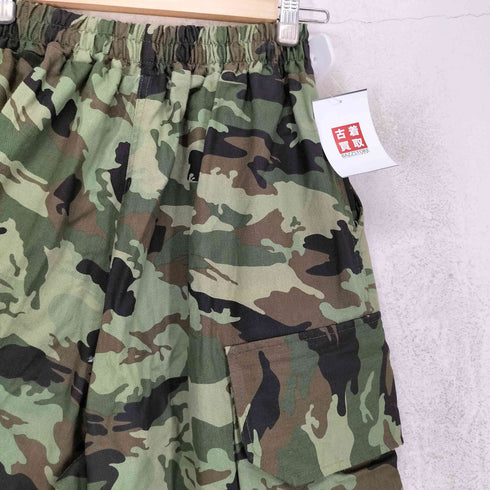 1:24 Seoul A.H.S clothing 迷彩 ウッドランドカモ イージーウエスト カーゴパンツ レディース