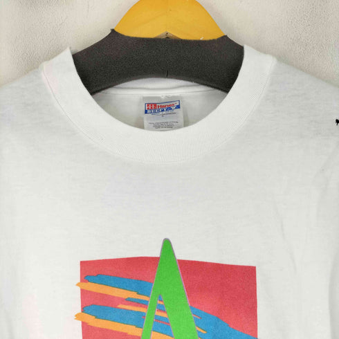 ヘインズ Hanes USA製 S/S 企業プリントTシャツ メンズ JPN:L