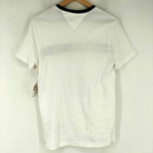 トミーヒルフィガー TOMMY HILFIGER 刺繍ロゴ 半袖 Tシャツ レディース M