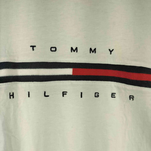 トミーヒルフィガー TOMMY HILFIGER 刺繍ロゴ 半袖 Tシャツ レディース M