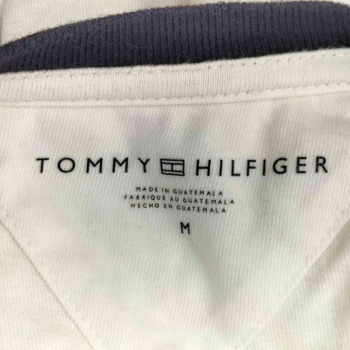 トミーヒルフィガー TOMMY HILFIGER 刺繍ロゴ 半袖 Tシャツ レディース M