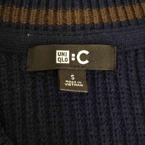 ユニクロシー UNIQLO:C クルーネックフルジップカーディガン メンズ S