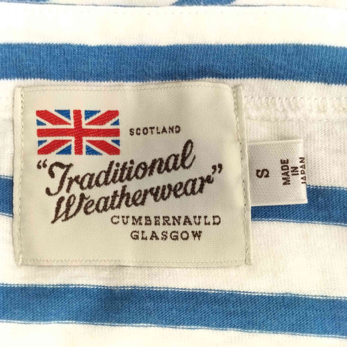 トラディショナルウェザーウェア Traditional Weatherwear ラフィコンパクト 天竺 ボーダー BMB ショートスリーブ シャツ レディース JPN:S