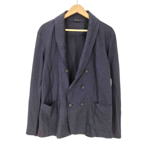 ジョゼフオム JOSEPH HOMME LINEN 麻 リネン ナイロン ジャージー ダブル テーラード ジャケット ブレザー オンワード樫山 メンズ 48