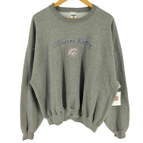 ジャージーズ JERZEES 00s プリント クルーネック スウェット メンズ 2XL