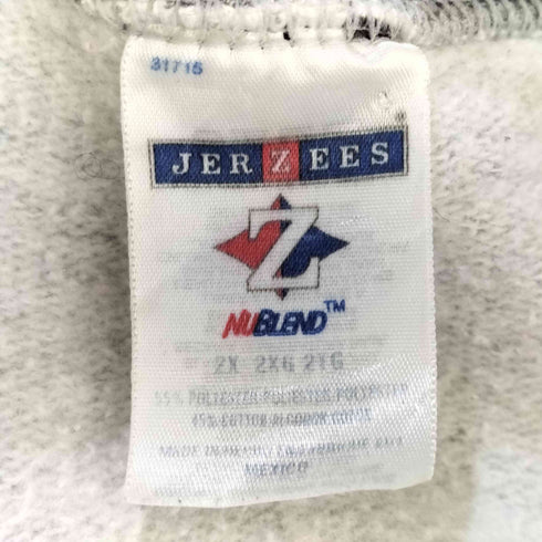 ジャージーズ JERZEES 00s プリント クルーネック スウェット メンズ 2XL