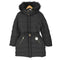 ザラ ZARA WATER AND WIND PROTECTION ベルト付きフードダウン レディース import:M