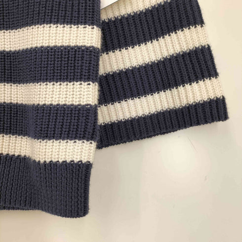 ローレンラルフローレン LAUREN RALPH LAUREN メタル釦 ボーダーコットンニット メンズ import:L