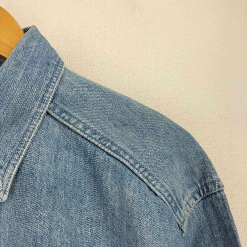 ギャップ Gap 90s OLD GAP オールドギャップ USA製 デニム地 シャツ メンズ S