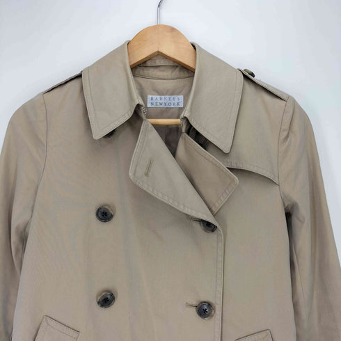 バーニーズニューヨーク BARNEYS NEWYORK 玉虫 トレンチコート レディース 36