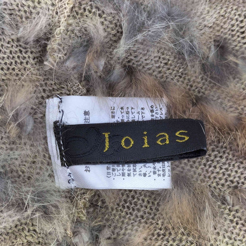 Joias ラビット ラクーンファー フリンジストール レディース FREE