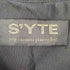 サイトバイヨウジヤマモト syte by Yohji Yamamoto 23SS 100/2 Broad Foil stamping Stand Collar Long Shirt メンズ JPN:3