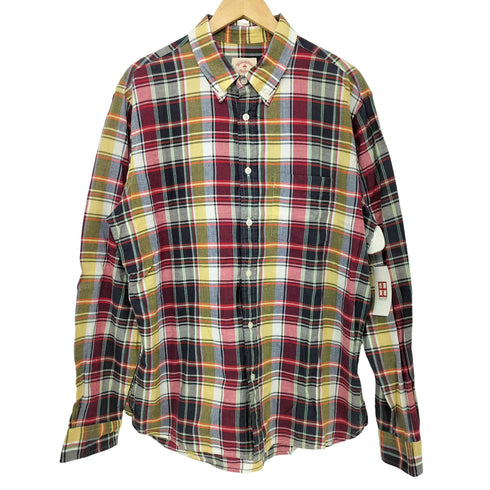 レッドフリースブルックスブラザース Red Fleece Brooks Brothers マドラスチェック ボタンダウン シャツ メンズ import:L