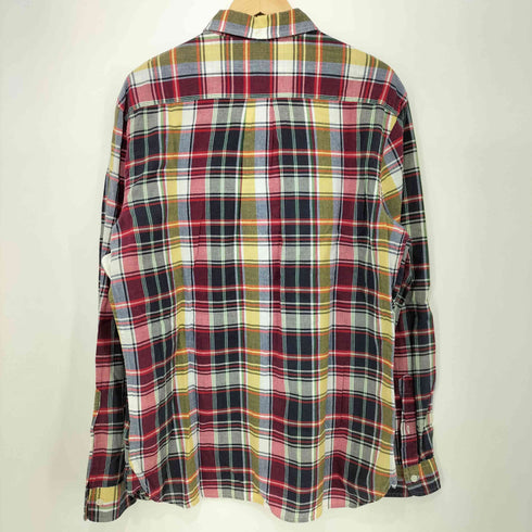 レッドフリースブルックスブラザース Red Fleece Brooks Brothers マドラスチェック ボタンダウン シャツ メンズ import:L