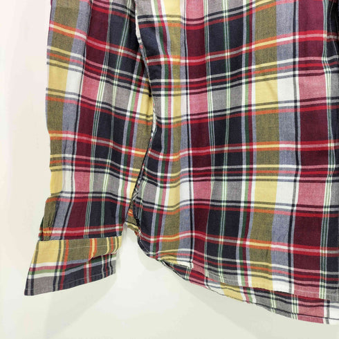 レッドフリースブルックスブラザース Red Fleece Brooks Brothers マドラスチェック ボタンダウン シャツ メンズ import:L