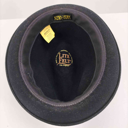 NEW YORK HATCO USA製 ウール 中折れ ハット メンズ
