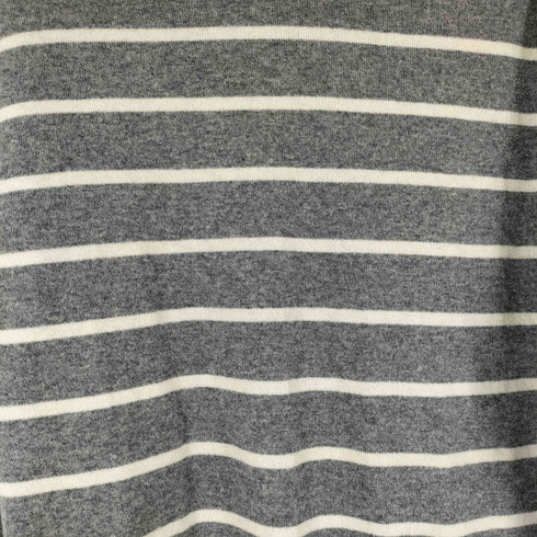 トラサルディ TRUSSARDI カシミヤ ボーダー ロングニット レディース 38