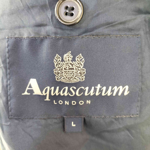 アクアスキュータム AQUASCUTUM マオカラー ジップアップ ジャケット メンズ L
