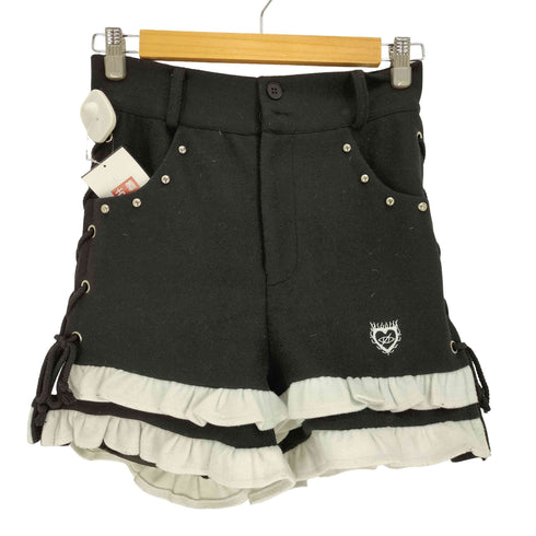 KRYclothing レースアップ スタッズ ハーフパンツ Y2K ゴスロリ レディース