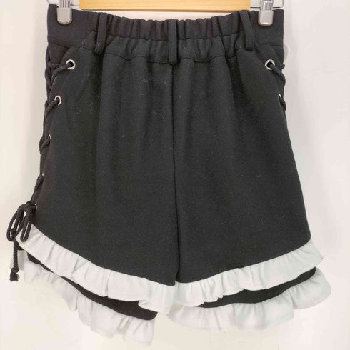 KRYclothing レースアップ スタッズ ハーフパンツ Y2K ゴスロリ レディース
