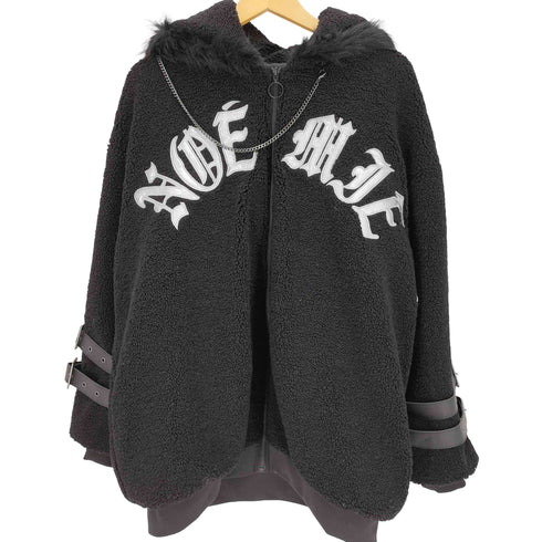NOEMIE うさ耳 ノエミーダブルバックル うさ耳ユニセックスボアブルゾン レディース import:M