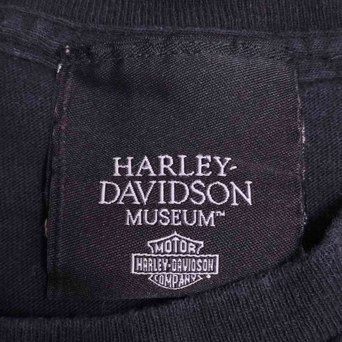 ハーレーダビッドソン HARLEY-DAVIDSON 00S USA製 フォトプリント 両面 S/S Tシャツ メンズ import:M