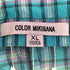 COLOR MIKIBANA フリルデザイン シアー切替 半袖シャツ レディース JPN:XL