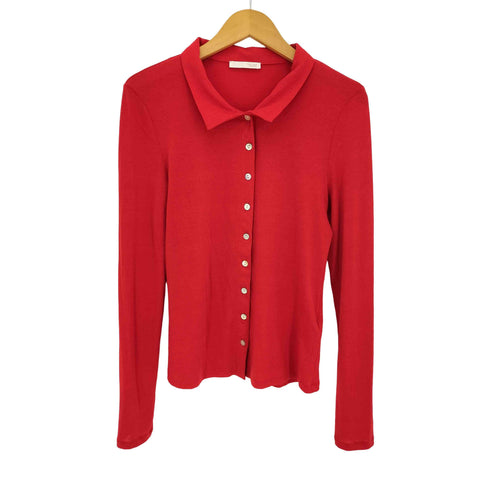 ザラ ZARA BUTTONED TOP ボタン トップス レディース import:L
