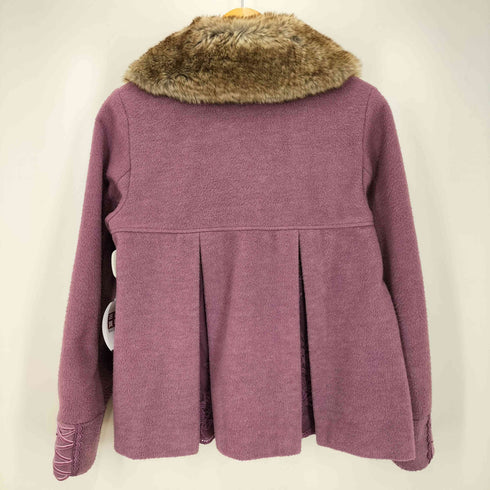 アクシーズファム axes femme レース切り替え フレアシ ョートコート レディース JPN:M