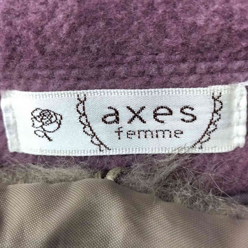 アクシーズファム axes femme レース切り替え フレアシ ョートコート レディース JPN:M