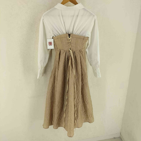 リリーブラウン Lily Brown ビスチェドッキングワンピース レディース 0
