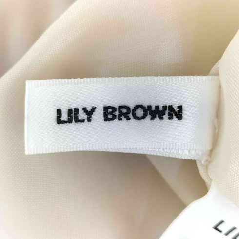 リリーブラウン Lily Brown ビスチェドッキングワンピース レディース 0