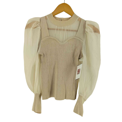 リリーブラウン Lily Brown シアードッキングニットプルオーバー レディース ONE SIZE