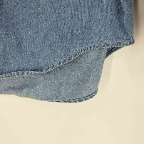 ブルックスブラザーズ BROOKS BROTHERS 90-00s SPORT SHIRT ダブルポケット デニムシャツ メンズ import:L