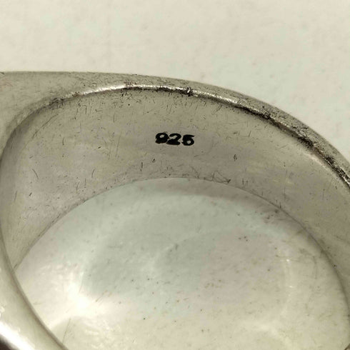 トムウッド TOMWOOD CUSHION GREEN MARBLE 925刻印 クッション グリーン マーブル リング メンズ 16号