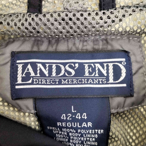 ランズエンド LANDS END 90-00s GORE-TEX ナイロン ロングパーカー メンズ import:L