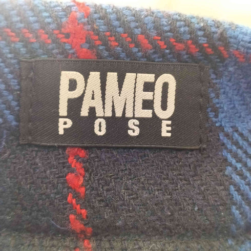 パメオポーズ Pameo Pose スラブ タータン チェック スカート レディース FREE