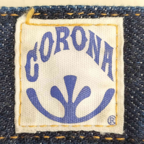 ザコロナユーティリティ THE CORONA UTILITY 濃紺 ジップフライ ストレート デニムパンツ メンズ JPN:XL